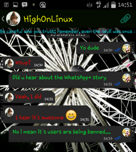 WhatsApp+ Conversation Screen