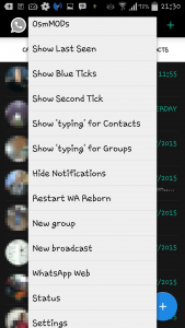 WhatsApp Settings Screen1